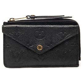 Tarjetero Louis Vuitton Monogram Empreinte Recto Verso negro Negro