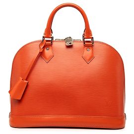 Borsa Louis Vuitton Epi Alma PM Arancione Arancione