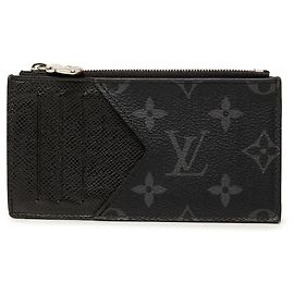 Tarjetero Louis Vuitton Monogram Eclipse Taigarama negro Negro