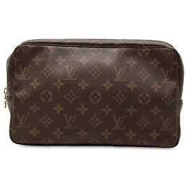 Louis Vuitton Monogram Kosmetiktasche braun 28 Clutch Bag Braun