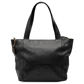 Tote Chanel CC Caviar noir Noir