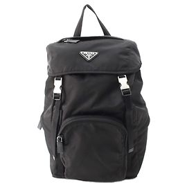 Mochila Prada Tessuto preta Preto