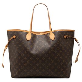 Sac cabas Louis Vuitton Monogram Neverfull GM marron Marron