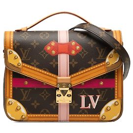 Bolso Satchel Louis Vuitton Monogram Summer Trunks marrón Castaño