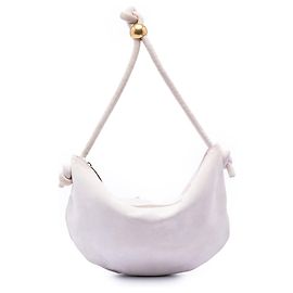 Bolsa Hobo Bottega Veneta em camurça rosa com fecho de aba Rosa
