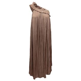 Ärmelloses plissiertes Kleid in Braun Ulla Johnson Größe US 4 Braun