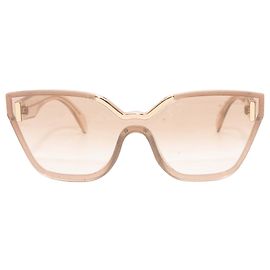 Beige Prada Cat-Eye Sunglasses Beige