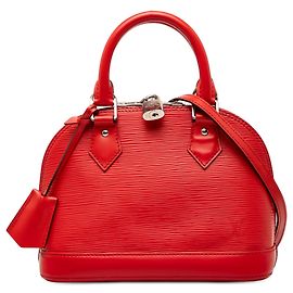 Bolso Louis Vuitton Epi Alma BB rojo Roja