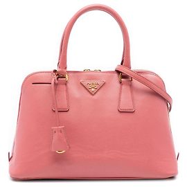 Bolsa Prada Medium Saffiano Lux Promenade rosa Rosa