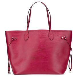 Bolsa Tote Louis Vuitton Epi Neverfull MM rosa Rosa