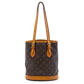 Petit seau Monogram marron Louis Vuitton Marron