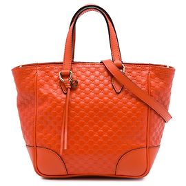 Sac à main Gucci Small Microguccissima Bree Orange Orange