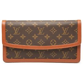 Clutch Bag Louis Vuitton Monogram Pochette Dame PM Marrom Marrom