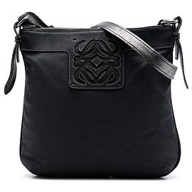 Borsa a tracolla LOEWE Nylon Anagram nera Nero