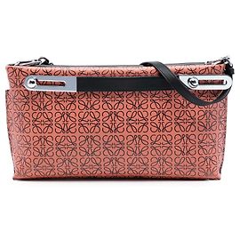 Bolsa Missy em couro Repeat Anagram laranja LOEWE Small Laranja