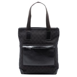Tote en denim Gucci GG marron Marron