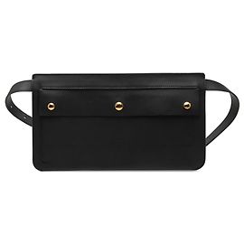 Borsa a tracolla in pelle nera Burberry Nero