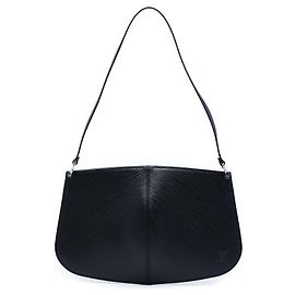 Borsa a tracolla Louis Vuitton Epi Demi Lune nera Nero