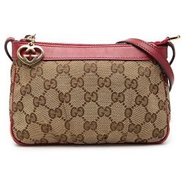 Bolsa transversal Lovely em lona GG Gucci bege Bege