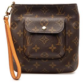 Clutch Louis Vuitton Monogram Partition marrone Marrone