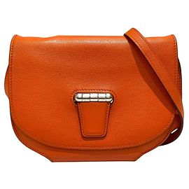 Hermès Bolsa de ombro Hermes Mini Convoyeur Evercolor Laranja
