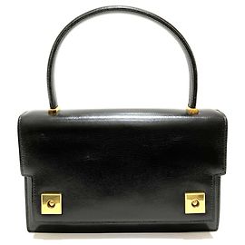 Hermès Borsa Hermes Piano in pelle Box Calf nera Nero
