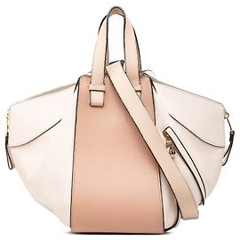 Bolsa Hammock de couro bicolor pequena bege LOEWE Bege