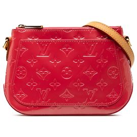 Borsa a tracolla Louis Vuitton Monogram Vernis Minna Street rosa Rosa