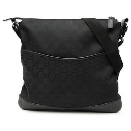 Bolso bandolera Gucci GG Canvas negro Negro