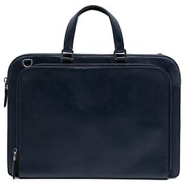 Pasta Executiva de couro Saffiano azul Prada Azul