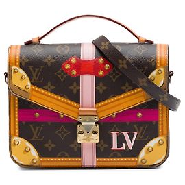 Bolsa Satchel Louis Vuitton Monogram Summer Trunks marrom Marrom