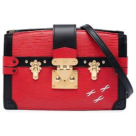 Bolso Clutch Crossbody Louis Vuitton Epi rojo Roja
