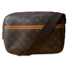 Autre Marque Louis Vuitton Reporter PM Marrone D'oro