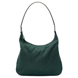 Borsa a tracolla Prada Tessuto verde Verde