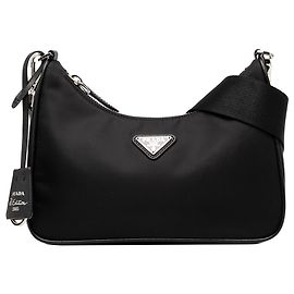 Borsa Prada Saffiano Trimmed Re Nylon Re Edition 2005 nera Nero