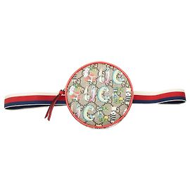 Bolsa de cintura Gucci Yuko Higuchi Childrens GG Supreme Web Bege Bege