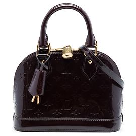 Sac à main Alma BB en monogramme Vernis Louis Vuitton violet Violet
