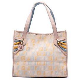 Tote Fendi Small Multicolore Zucchino beige Beige