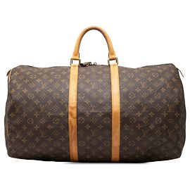 Borsa da viaggio Louis Vuitton Monogram Keepall 55 marrone Marrone
