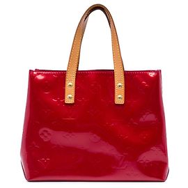 Bolso Louis Vuitton Monogram Vernis Reade PM rojo Roja