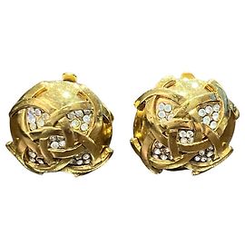 Boucles d'oreilles clips Chanel plaquées or Autre