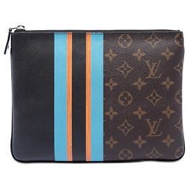 Pochette Plate MM Monogram marron Louis Vuitton Marron