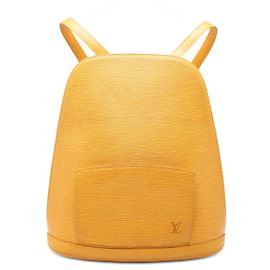Mochila Louis Vuitton Epi Gobelins amarilla Amarillo