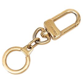 Gold Louis Vuitton Gold Plated Bolt Extender Schlüsselanhänger Golden