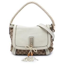 Bolsa Bella Flap em canvas GG Gucci bege Bege