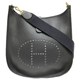 Hermès Bolsa de ombro Hermes Evelyne GM Preto
