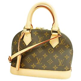 Borsa Louis Vuitton Alma BB Monogram Marrone