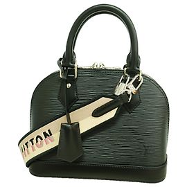 Borsa Louis Vuitton Alma BB Epi Leather Nero