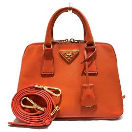 Prada Promenade Handbag Orange