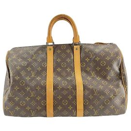 Louis Vuitton Keepall Monogram Canvas 45 Marron